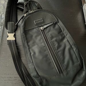 Coach Unisex Crossbody Bag - Black